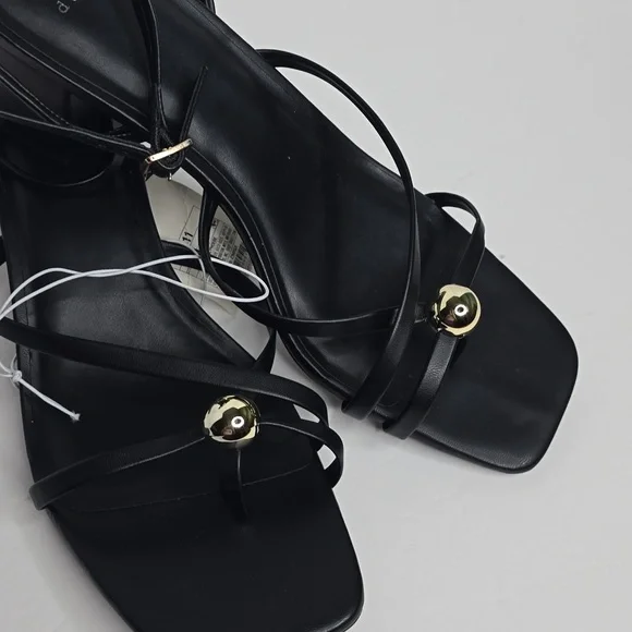 A New Day Elegant Black Sandals Size 11 - Picture 3 of 10